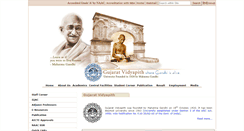 Desktop Screenshot of gujaratvidyapith.org